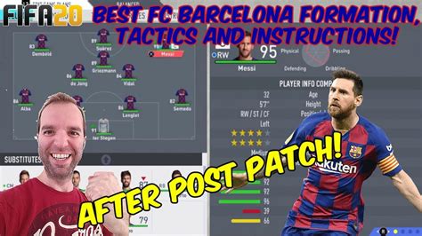 update   fc barcelona formation tactics  instructions  post patch fifa