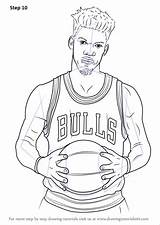 Coloring Pages Thompson Klay Draw Template Butler Jimmy sketch template