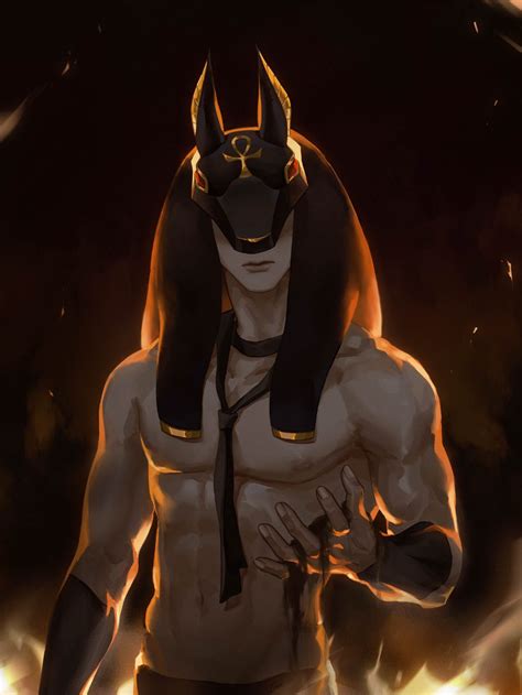 柴柴鹅 On Twitter Anime Egyptian Anubis Egypt Art