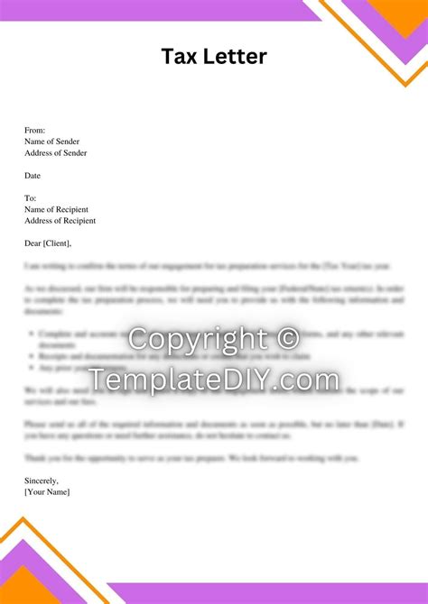 tax engagement letter sample  examples   word