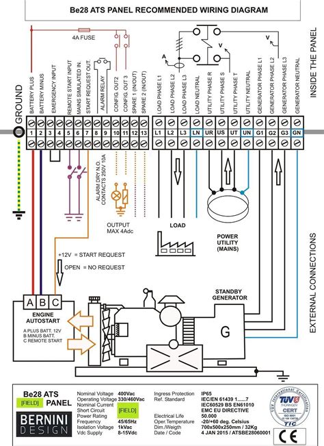 generac automatic transfer switch wiring diagram  generator generac automatic transfer