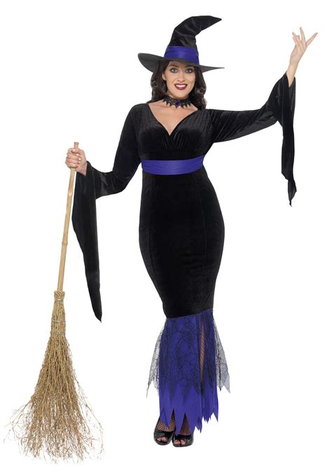 women s plus size glamorous witch costume