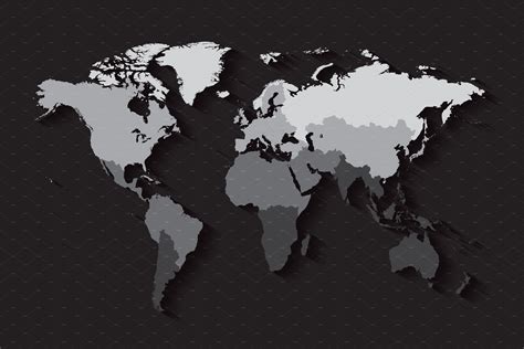 world map  countries black graphics creative market