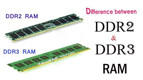 Difference Between Ddr2 Vs Ddr3 Ram Explained In Detail 2018 Youtube