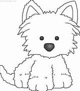 Westie Terrier Dog Highland West Coloring Pages Printable Clipart Drawings Cute Animal Puppy Color Westies Patterns Graphicgarden Terriers Pattern Print sketch template