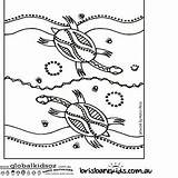 Aboriginal Colouring Pages Symbols Kids Sheets Coloring Naidoc Week Dot Australian Neck Painting Turtles Culture Turtle Indigenous Drawing Printable Drawings sketch template