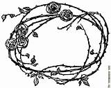 Thorns Border Rose Roses Clip Drawing Borders Clipart Victorian Thorn Frame Vintage Cliparts Fromoldbooks Stock Tattoo Vine Details Board Clipartpanda sketch template