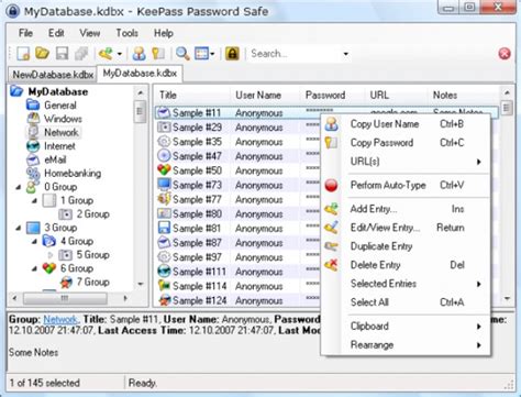 keepass introduces  auto key sending engine improves entry attachment handling