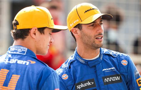 lando norris upped daniel ricciardo pressure  carlos sainz talk