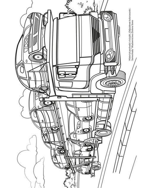 semi truck car hauler coloring page funny coloring pages