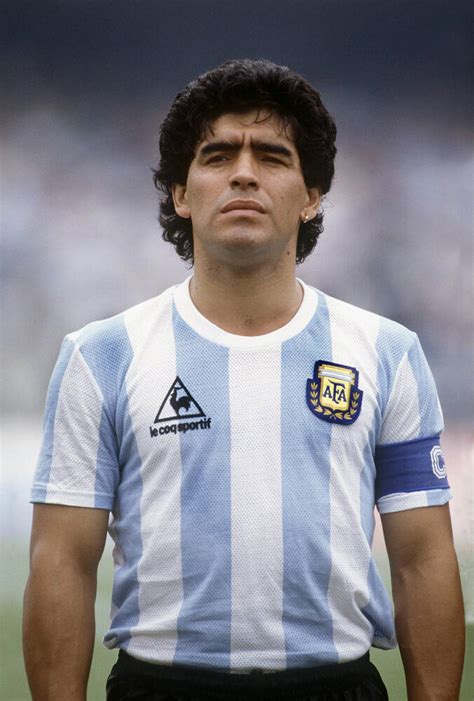 Diego Maradona For Argentina In The 1986 World Cup Final