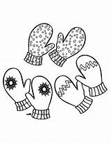 Mittens Coloring Pages Mitten Three Pair Drawing Printable Sheet Color Winter Getcolorings Gloves Getdrawings Print Colorluna sketch template