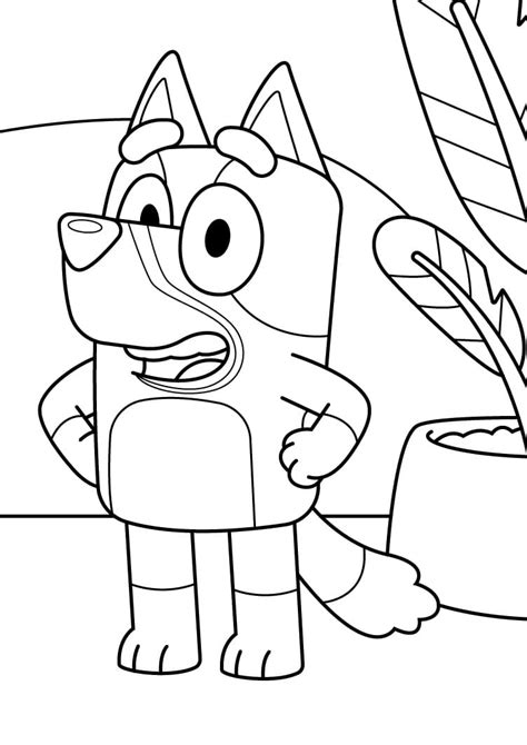 bluey printable coloring pages customize  print