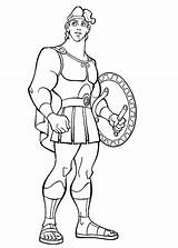 Hercules Coloring Superheroes Pages Kb sketch template