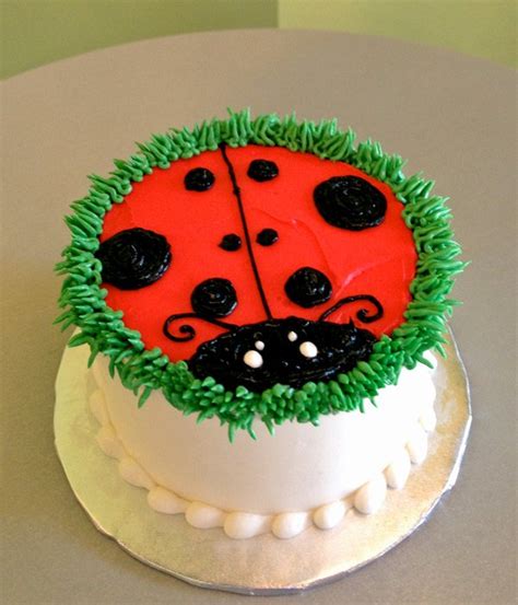 ladybug layer cake classy girl cupcakes