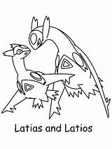 Coloring Pages Pokemon Legendary Printable Latias Latios Minun Plusle Clipart Doghousemusic Getdrawings Library Popular sketch template