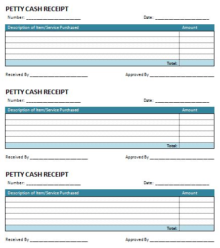 ms word petty cash receipt office templates