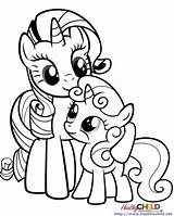 Coloring Friendship Pony Magic Little Printable Pages Online sketch template
