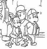 Berenstain Bears Coloring Pages Printable Bear Papa sketch template
