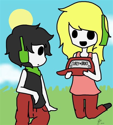 Cave Story Why Quote S Hat Says Curly Brace By