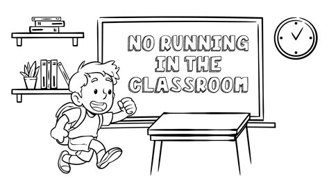 classroom rules coloring pages boringpopcom