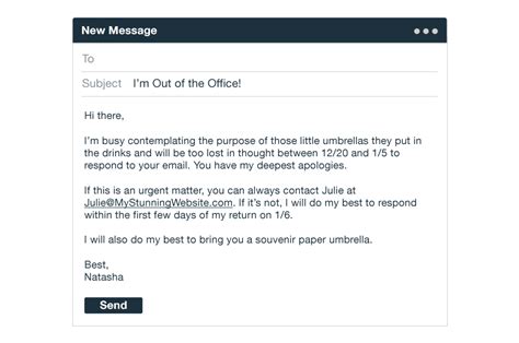 7 Best Out Of Office Message Examples You Can Use