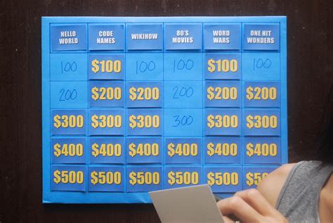 jeopardy game  steps  pictures