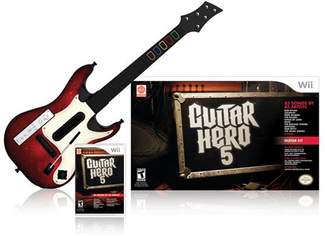 amazoncom wii guitar hero  guitar bundle nintendo wii video games