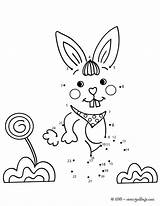 Unir Puntos Dot Conejito Rabbit Hellokids Dots sketch template