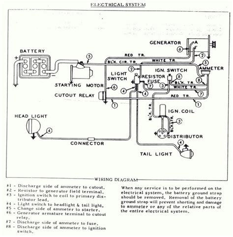 diagram allis chalmers  tractor wiring diagram mydiagramonline