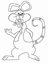 Rat Ratte Rats Animaux Imprimer Coloriages Animal Fink Kleurplaten Ausmalbild Deds Template sketch template