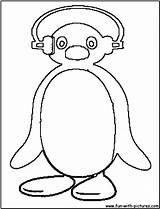 Pingu Coloring sketch template