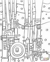 Hundertwasser Ausmalbilder Friedensreich Kandinsky Malvorlagen Hundertwasserhaus Malvorlage Grundschule Berühmte Supercoloring Maler Kinderbilder Cubism Fur Ausdrucken Waldspirale Darmstadt Malen Kunstprojekte Künstler sketch template