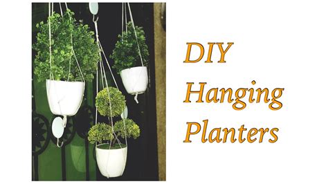 diy hanging planters youtube