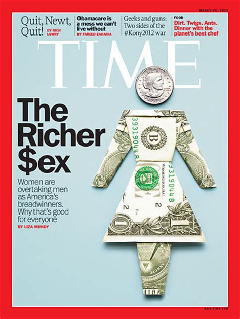 Time Magazine Cover The Richer Sex Mar 26 2012