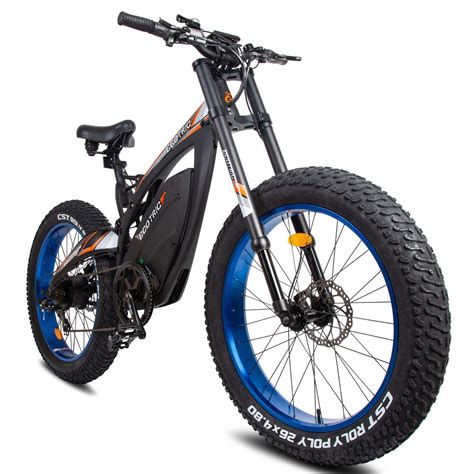 ecotric bison big fat tire   ah electric mountain bike redwood cycles
