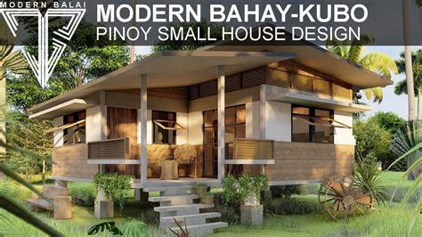 modern bahay kubo design  floor plan