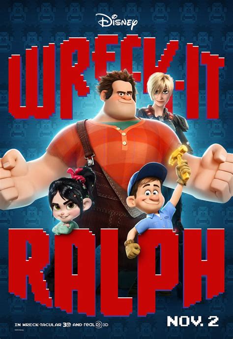 first character posters for disney s wreck it ralph