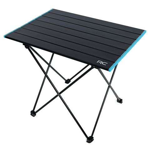 rc folding camping table aluminum lightweight small camping table  bag walmartcom