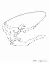 Imprimer Gymnastique sketch template