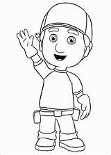 Manny Handy Coloring Pages Printable Tata Worksheets Book Books Print Choose Board Coloriage Sheet Do Disney Kids sketch template