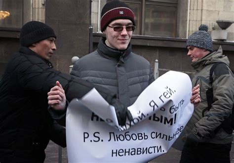 This Is What Its Like For Gay Men To Hold Hands In Russia Huffpost