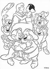 Snow Coloring Prince Her Pages Print Color Disney Hellokids Blanche Neige Online Coloriage Dwarfs Seven sketch template