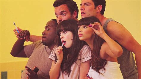 new girl cast s find and share on giphy