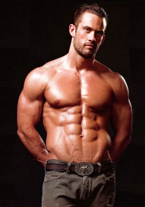 sexy muscle man jud dean perfect amazing abs fitness model