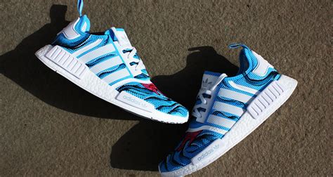 adidas nmd aqua dripped custom  duane gavins jr