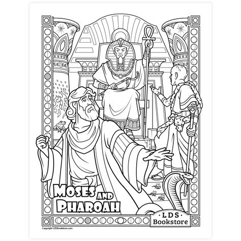 moses  pharaoh coloring pages