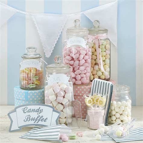 candy bar kit  scoops bags sign tags  ginger ray notonthehighstreetcom
