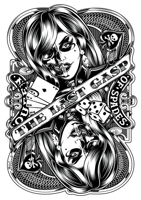 dvicente art on twitter queen of spades by d vicente t