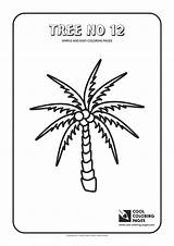 Coloring Pages Simple Tree Easy Cool Print sketch template